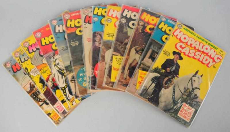 Appraisal: Lot of s- s Hopalong Cassidy Comic Books Click for