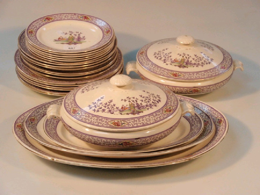 Appraisal: An early thC dinner service in a Japanese style