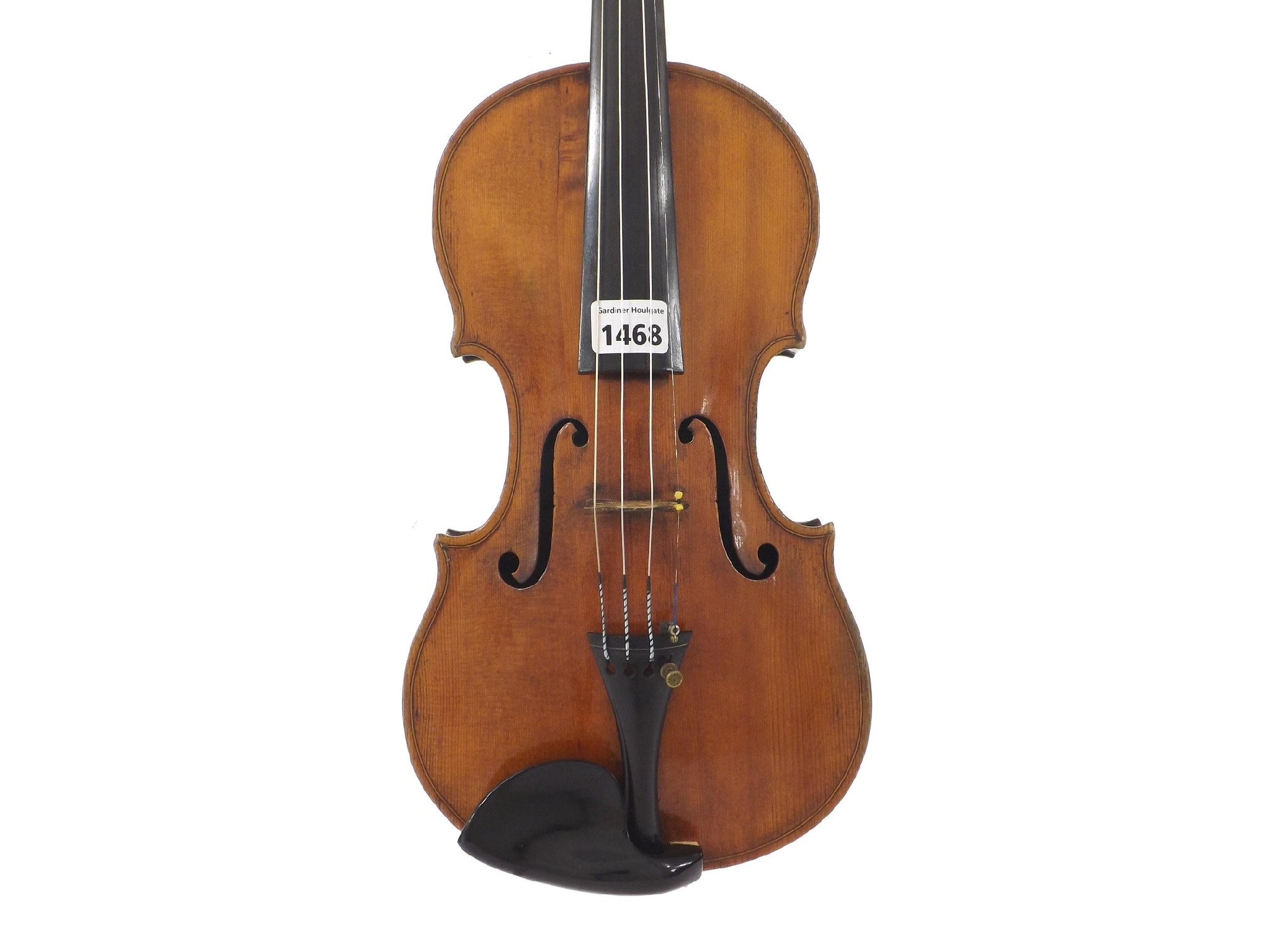 Appraisal: Interesting th century violin bearing an indecipherable label cm