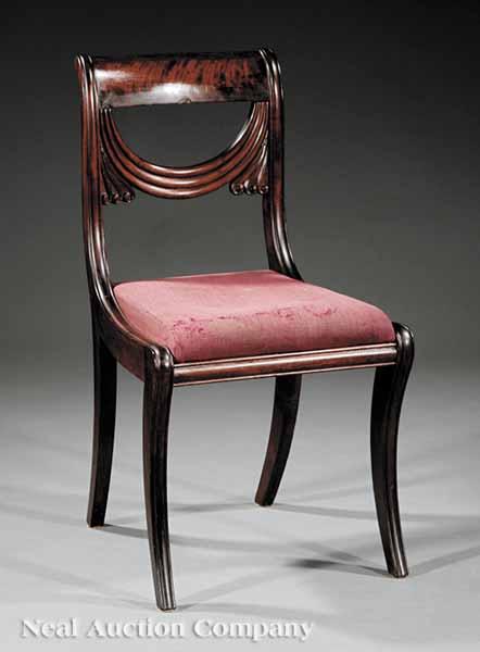 Appraisal: An American Classical Mahogany Side Chair early th c Boston