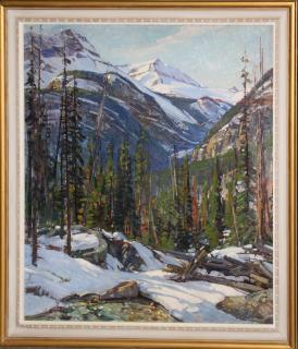 Appraisal: Aldro Hibbard American - Canadian Rockies signed lower right x