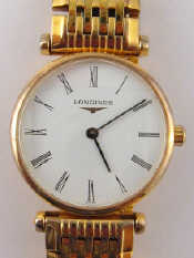 Appraisal: A lady's gold plated Longines La Grand Classique wristwatch quartz