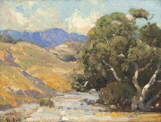 Appraisal: Hanson Duvall Puthuff ''Sunlit Hills'' signed lower left H Puthuff