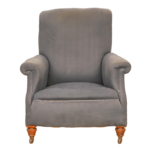 Appraisal: A late Victorian easy armchair in the manner of Howard