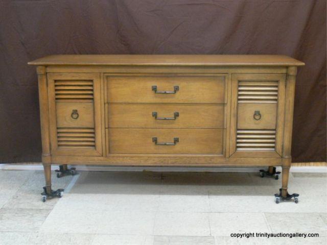 Appraisal: Drexel Sirocco Line Buffet Side Board - three drawer with