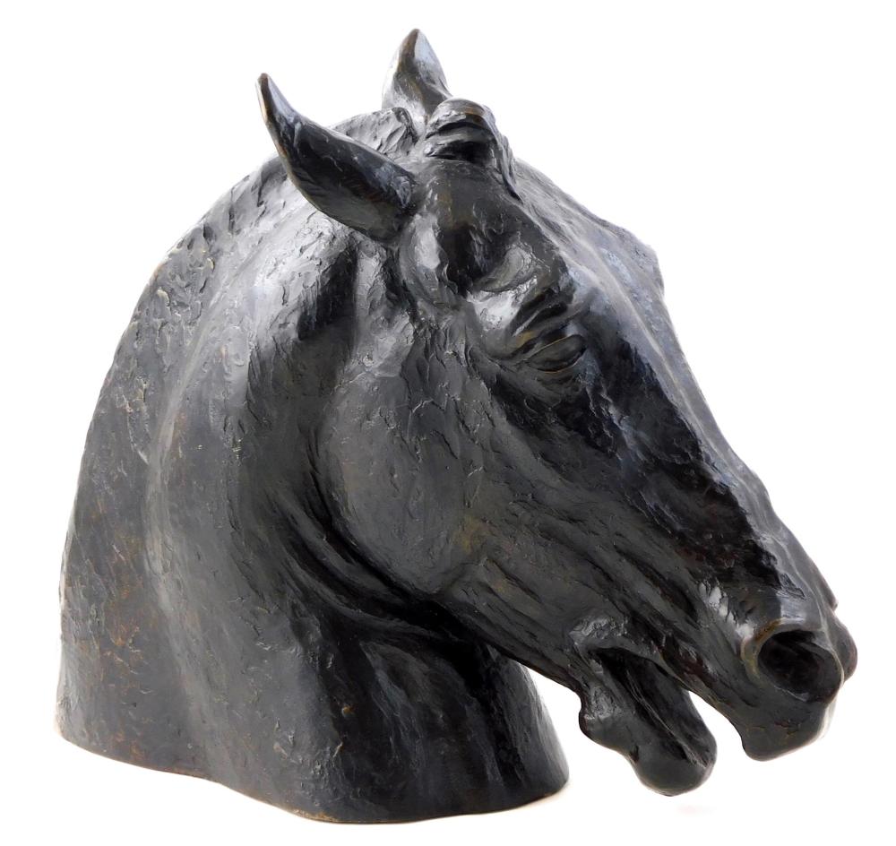 Appraisal: After Anna Vaughn Hyatt Huntington American - Horse patinated bronze