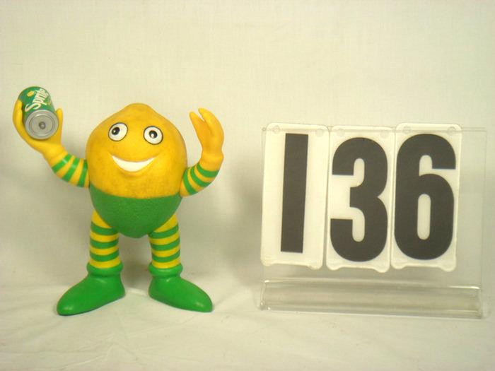 Appraisal: Vintage talking Sprite advertising Lemon Lime figure inches tall vinyl