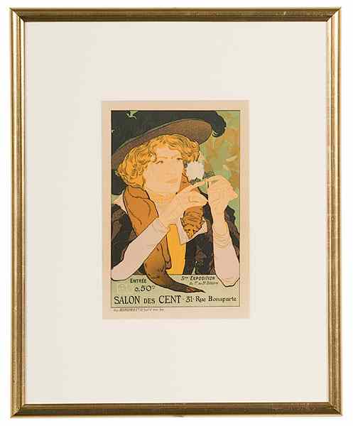 Appraisal: Georges de Feure French - Salon des Cent Poster color