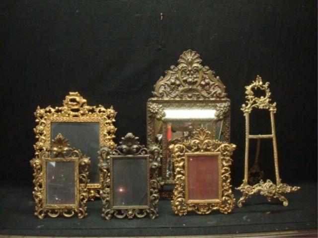 Appraisal: Lot of Rococo Style Frames and a Mirror From a