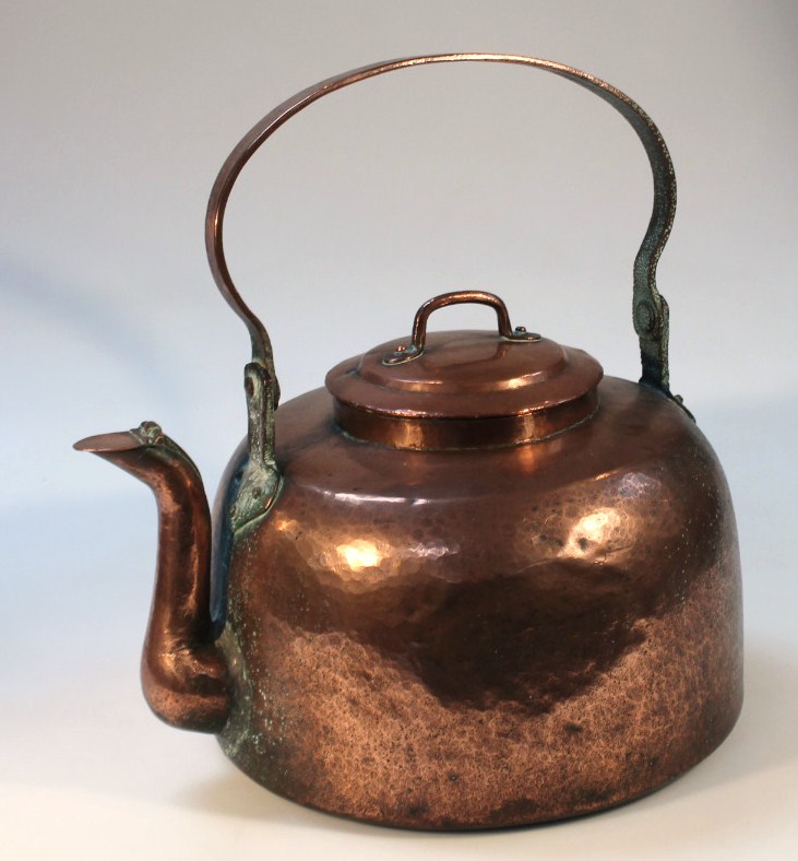 Appraisal: A late thC industrial sized copper kettle of large proportion