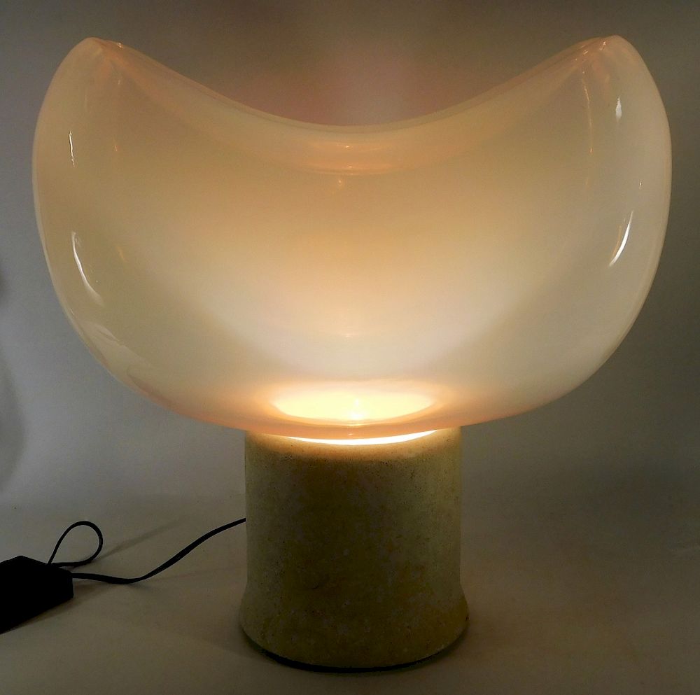 Appraisal: MCM Roberto Pamio for Leucos Crescent Moon Lamp Italy b