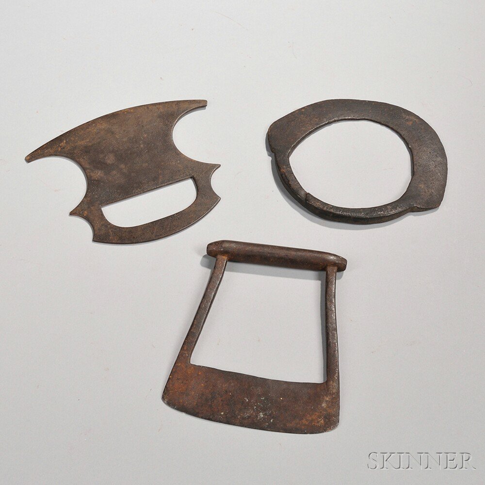 Appraisal: Three Food Choppers America late th early th century each