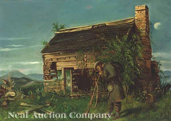 Appraisal: After Henry Mosler American - The Lost Cause oil on