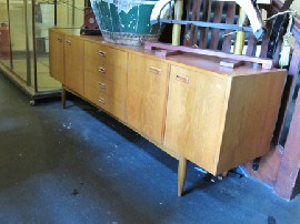 Appraisal: PARKER FITTED SIDEBOARD