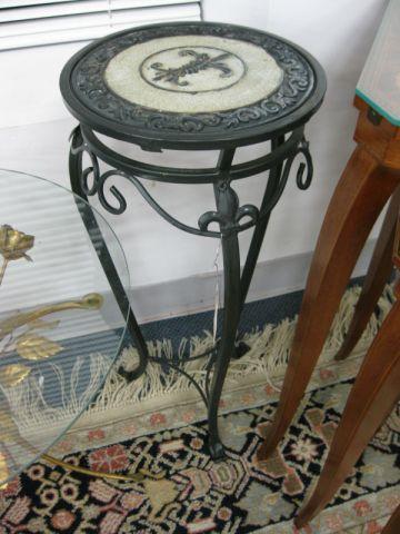 Appraisal: Metal Decorative Plant Stand Tall