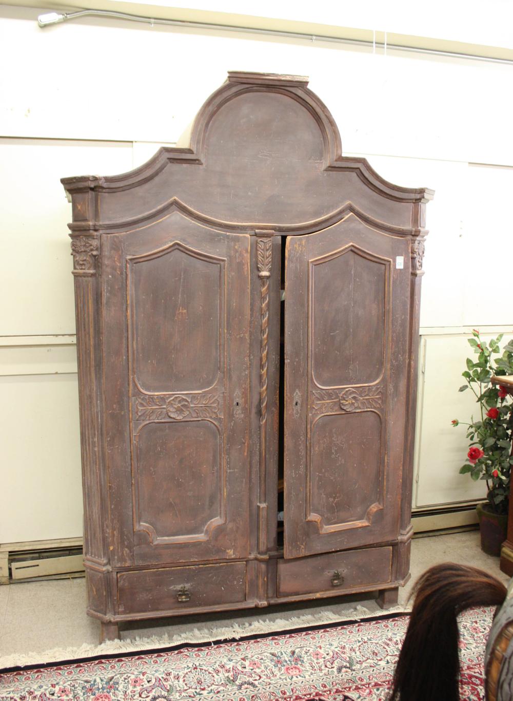 Appraisal: GUSTAVIAN ARMOIRE French Neoclassical style Sweden late th early th