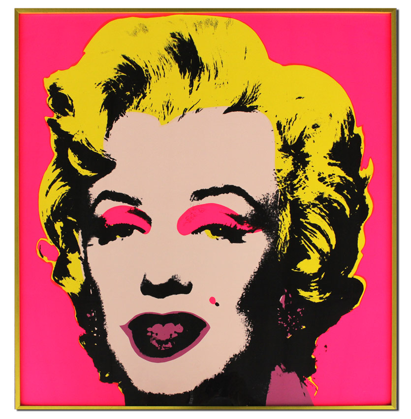 Appraisal: WARHOL SUNDAY B MORNING MARILYN SERIGRAPH Sight size '' x