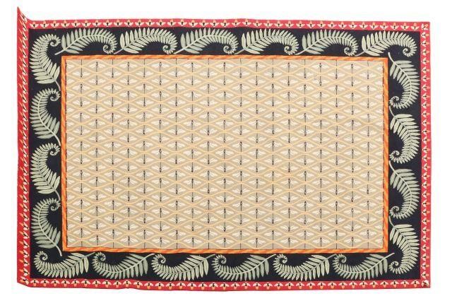 Appraisal: American custom machine-woven rug designed by Sarah Gayle Carter th