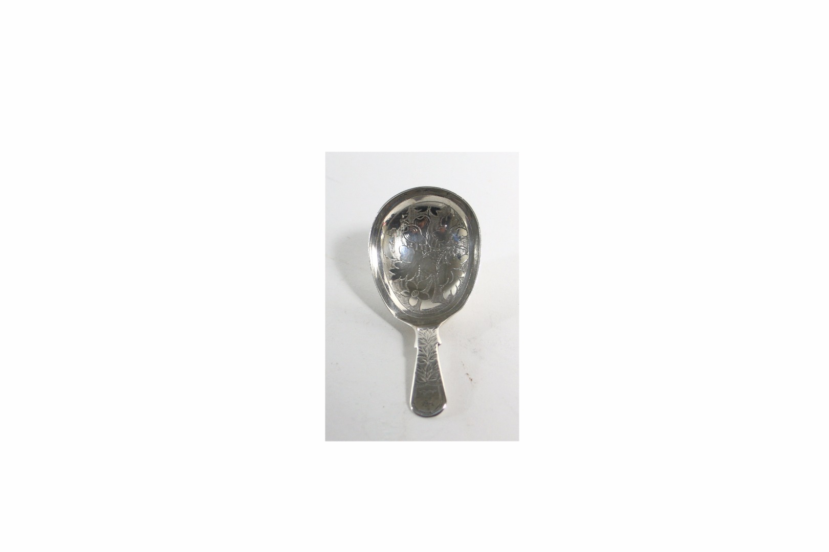 Appraisal: A Victorian silver Old English pattern caddy spoon Hilliard Thomason