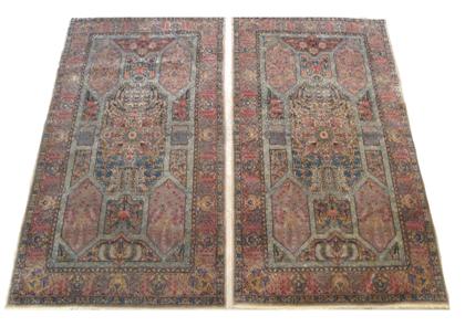 Appraisal: Pair of Kerman rugssoutheast persia circa