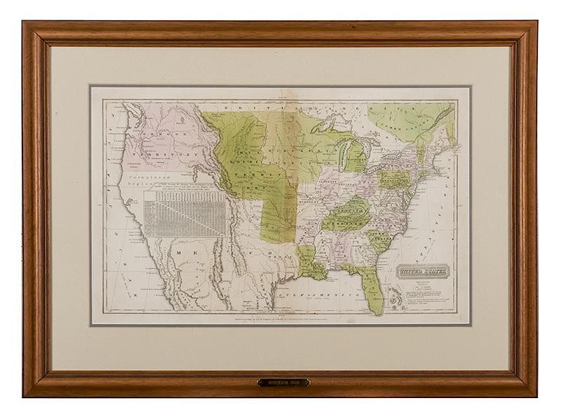 Appraisal: D F R Robinson Map of the United States D