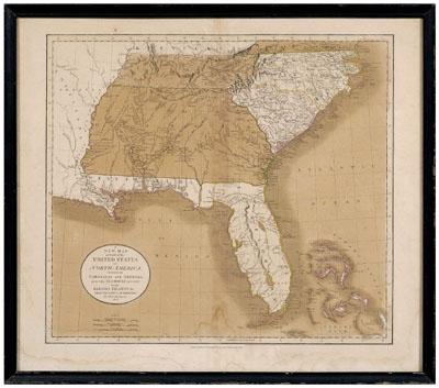 Appraisal: th century map of the southeast quot A New Map