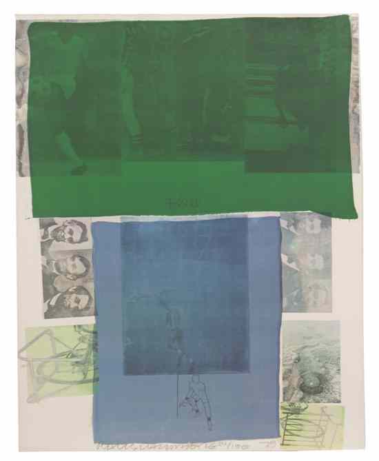 Appraisal: Robert Rauschenberg American - Shoot from the Main Stem mixed