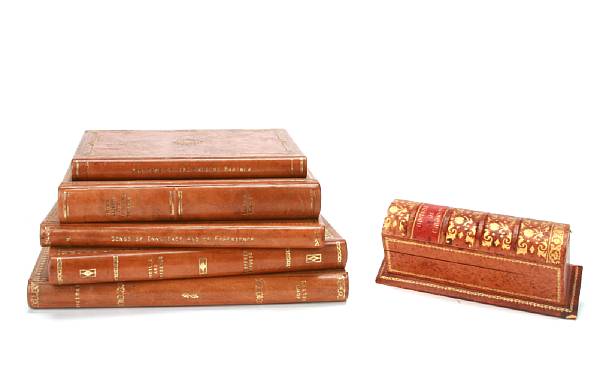 Appraisal: A group of three faux book form boxes together with