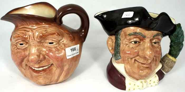 Appraisal: Royal Doulton Large Character Jug John Barleycorn D and Minehost