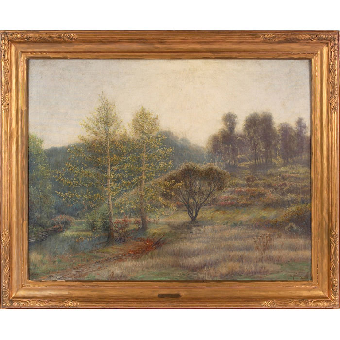 Appraisal: Oldrich Otto Farsky American - Landscape oil on canvas x