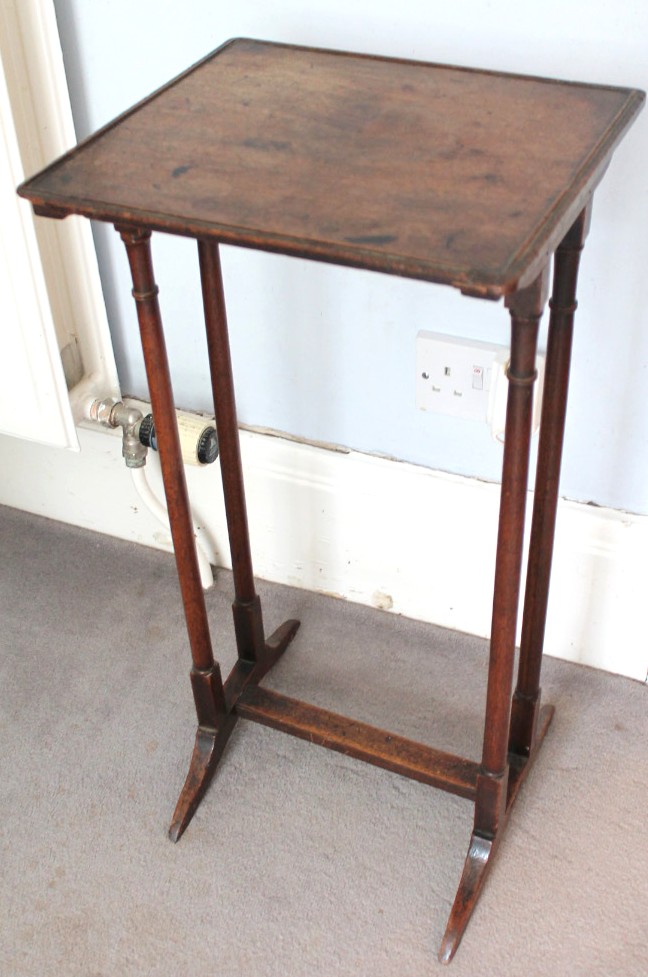 Appraisal: A George III mahogany occasional table with moulded rectangular top