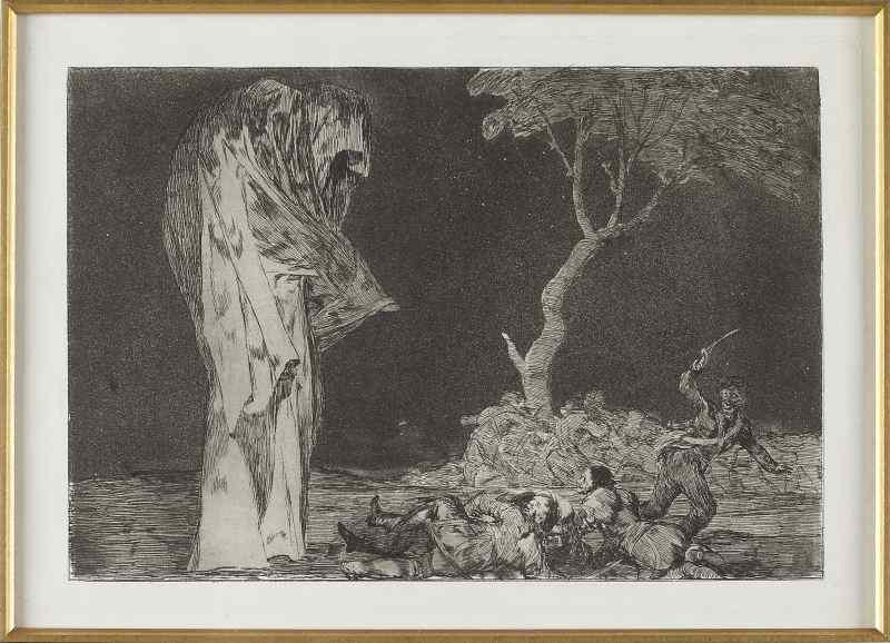 Appraisal: Francisco Goya Sp - ''Por Temor ''etching and burnished aquatint