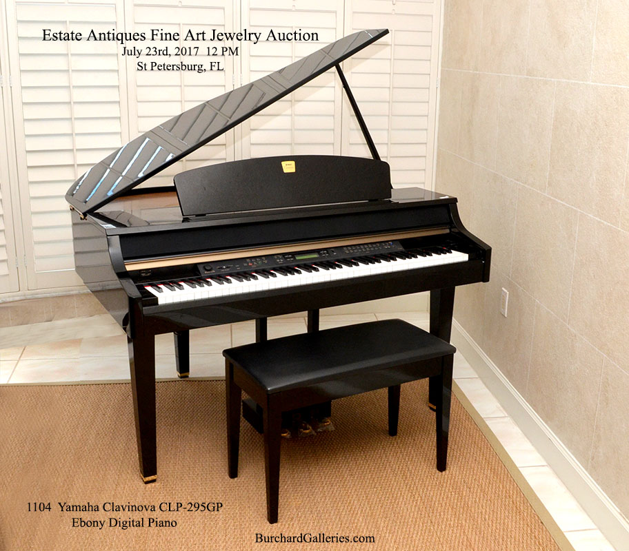 Appraisal: YAMAHA CLAVINOVA CLP- GP EBONY DIGITAL PIANO From the Yamaha