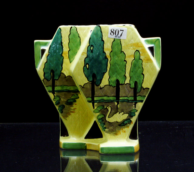 Appraisal: An Art Deco Burleigh ware ceramic vase by Charlotte Rhead