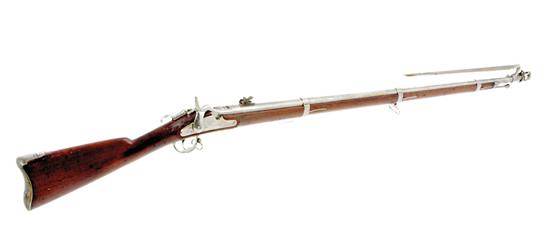 Appraisal: U S Roberts Model conversion rifle musket and bayonet circa