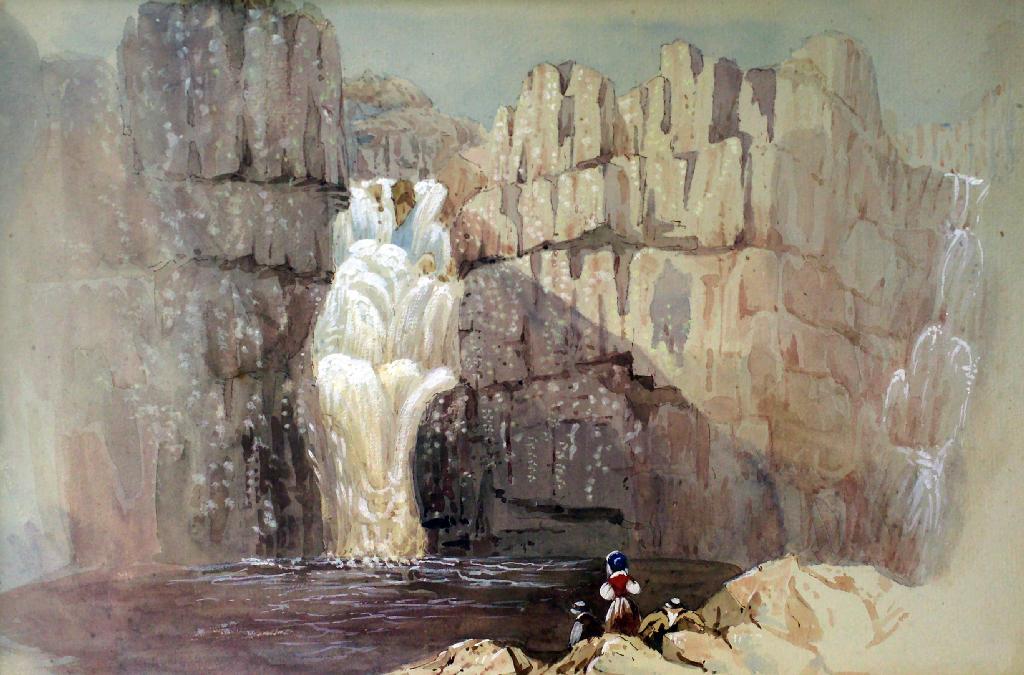 Appraisal: WILLIAM CLARKSON STANFIELD R A - HIGH FORCE NEAR MIDDLETON