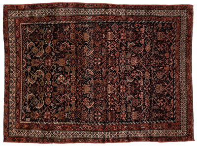 Appraisal: Malayer rug overall repeating d