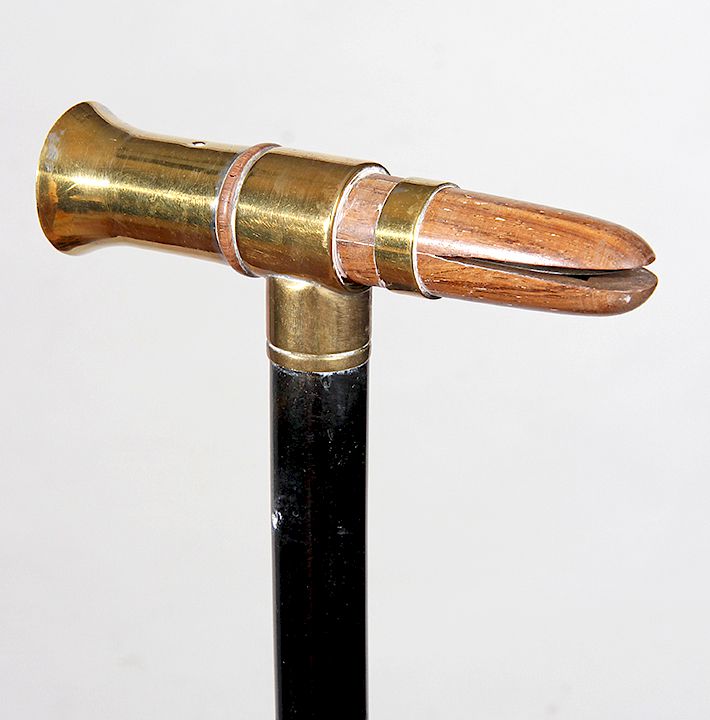 Appraisal: Duck Hunting Cane Exclusive on Bidsquare Ca - Wood and