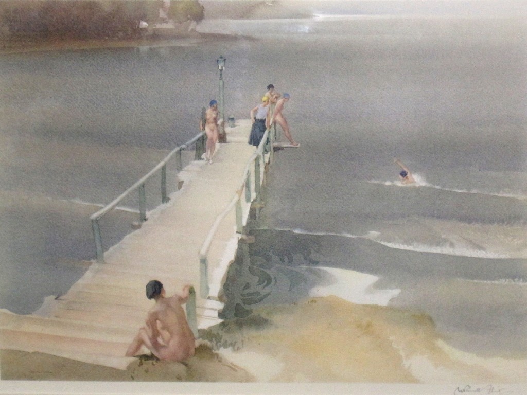 Appraisal: AFTER SIR WILLIAM RUSSELL FLINT NORTHERN WATERS Limited Edition reproduction