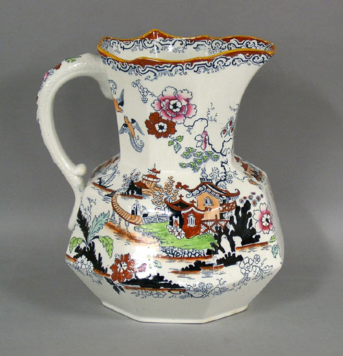 Appraisal: Massive Mason's ironstone pitcher th c h