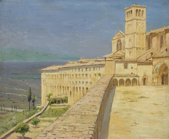 Appraisal: CHARLES WARREN EATON American - Basilica di San Francesco Assisi