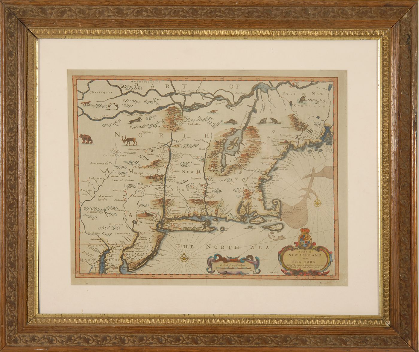 Appraisal: IMPORTANT COLONIAL MAP JOHN SPEED FRANCIS LAMB th CenturyA Map