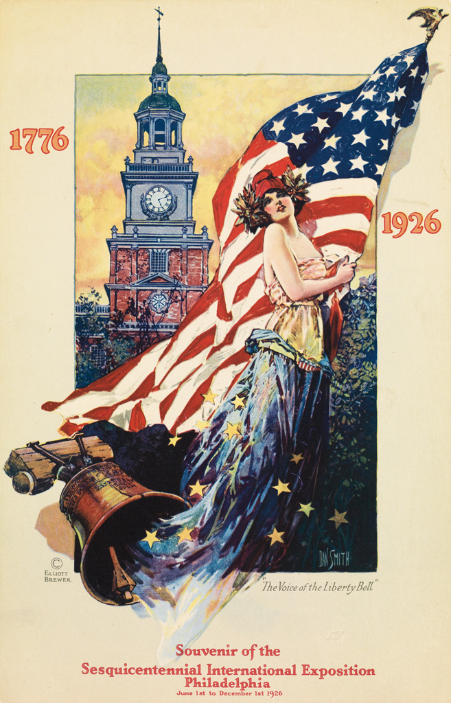 Appraisal: DAN SMITH - SOUVENIR OF THE SESQUICENTENNIAL INTERNATIONAL EXPOSITION PHILADELPHIA