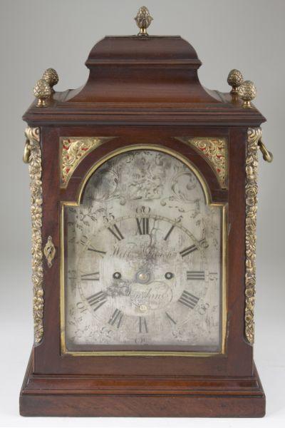 Appraisal: English Bracket Clock by William Black London th century brass