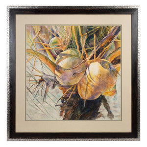 Appraisal: Barbara Shipman American c - Lots of Coconuts watercolor on