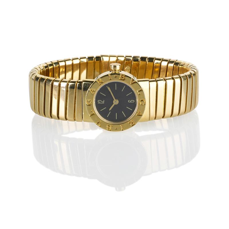 Appraisal: BVLGARI BVLGARI TUBOGAS K GOLD LADIES WRISTWATCH Condition Report