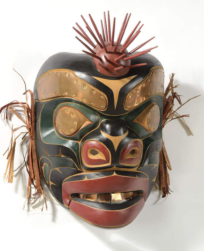 Appraisal: BILL HENDERSON KWAKWAKA'WAKW NATION B northwest coast carved and painted