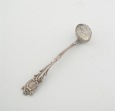 Appraisal: A Victorian sugar sifter ladle with a small circular bowl