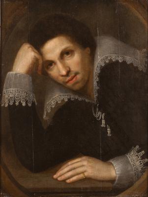 Appraisal: Attributed to Abraham van Blijenberch Flemish - Portrait of a