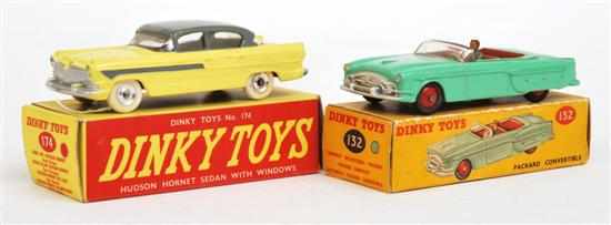 Appraisal: DINKY HUDSON HORNET SEDAN pale yellow body grey roof and